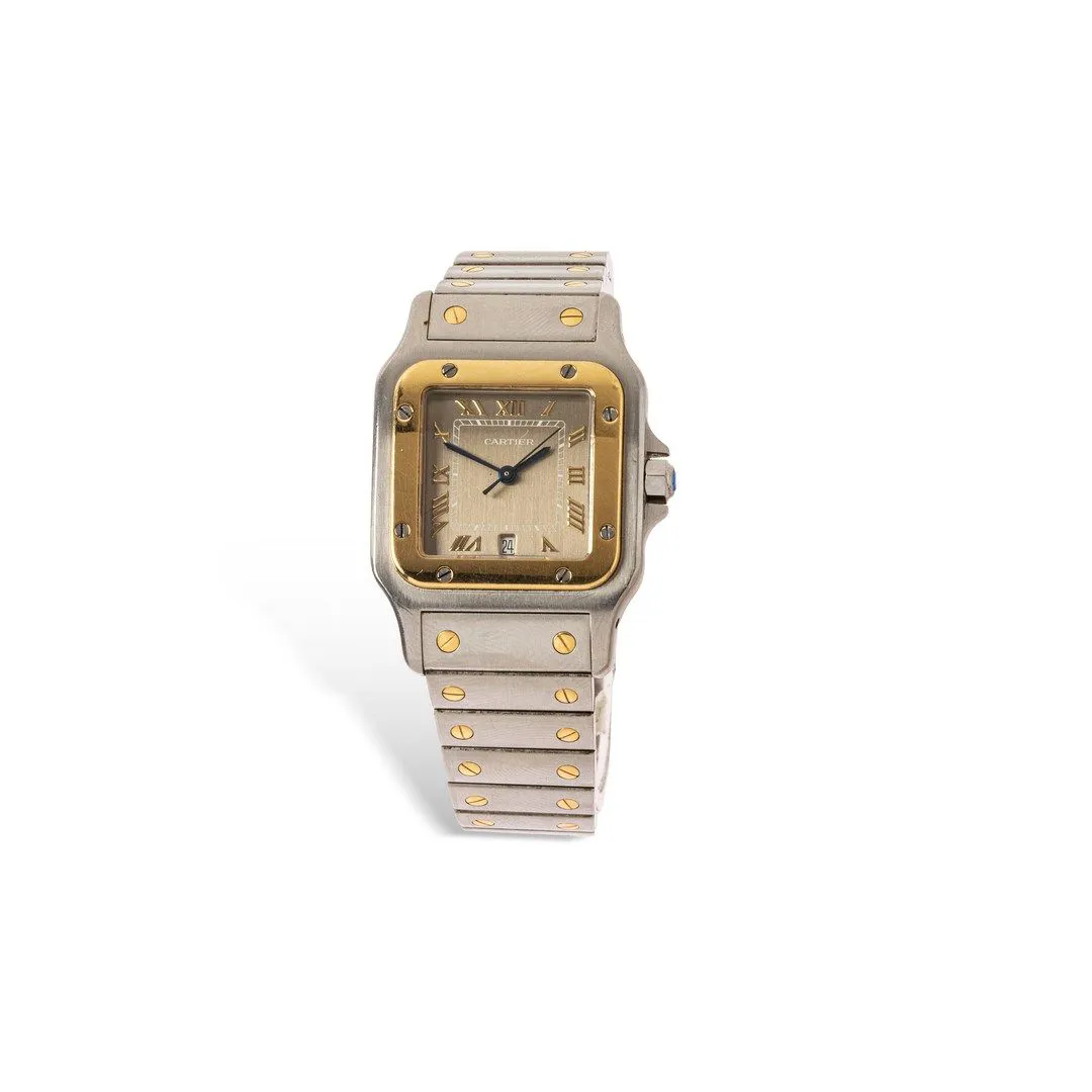 Cartier Santos 187901 29mm Stainless steel Champagne