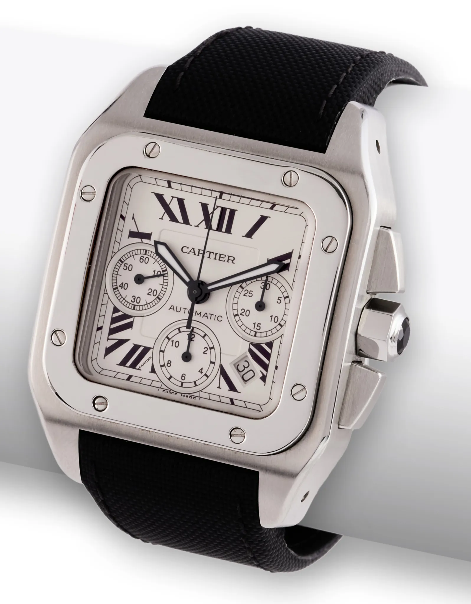 Cartier Santos W20090X8 40mm Stainless steel White