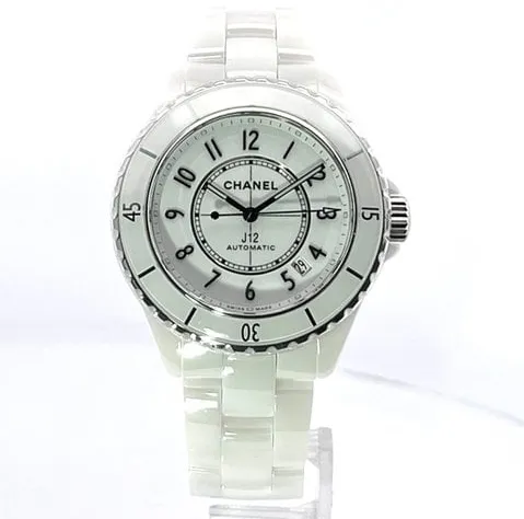 Chanel J12 H5700 38mm White ceramic White