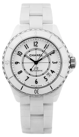 Chanel J12 H5700 38mm White ceramic White