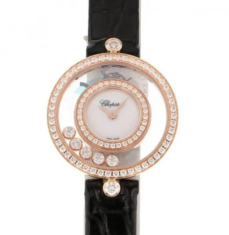 Chopard Happy Diamonds 203957-5208 26mm Rose gold Mother-of-pearl