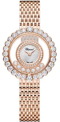 Chopard Happy Diamonds 204180-5201 30.5mm Rose gold Mother-of-pearl