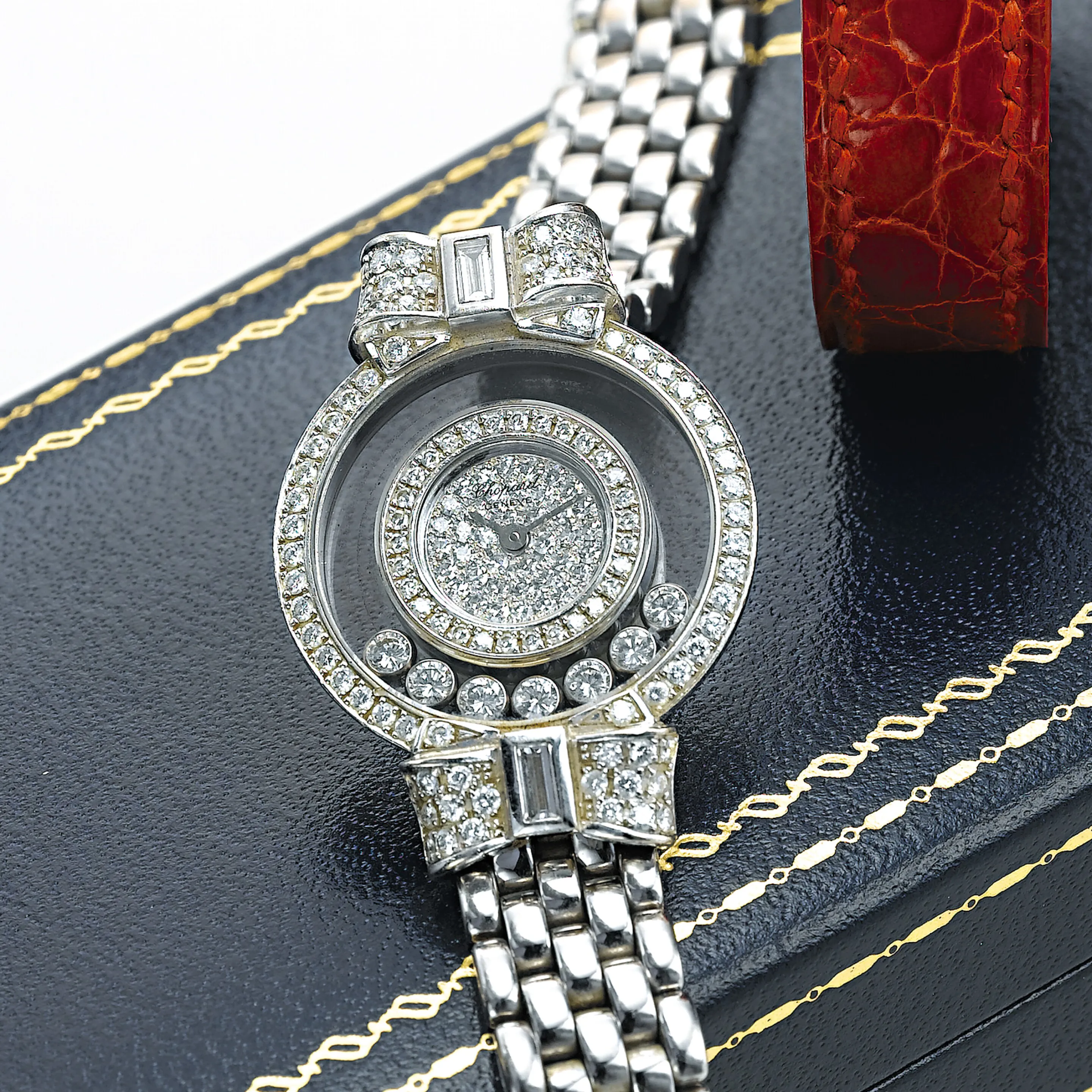 Chopard Happy Diamonds 24mm White gold Diamond