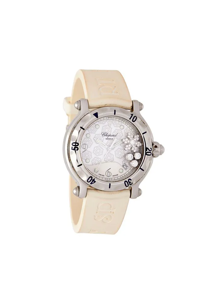 Chopard Happy Sport 28/8948 35mm Stainless steel White