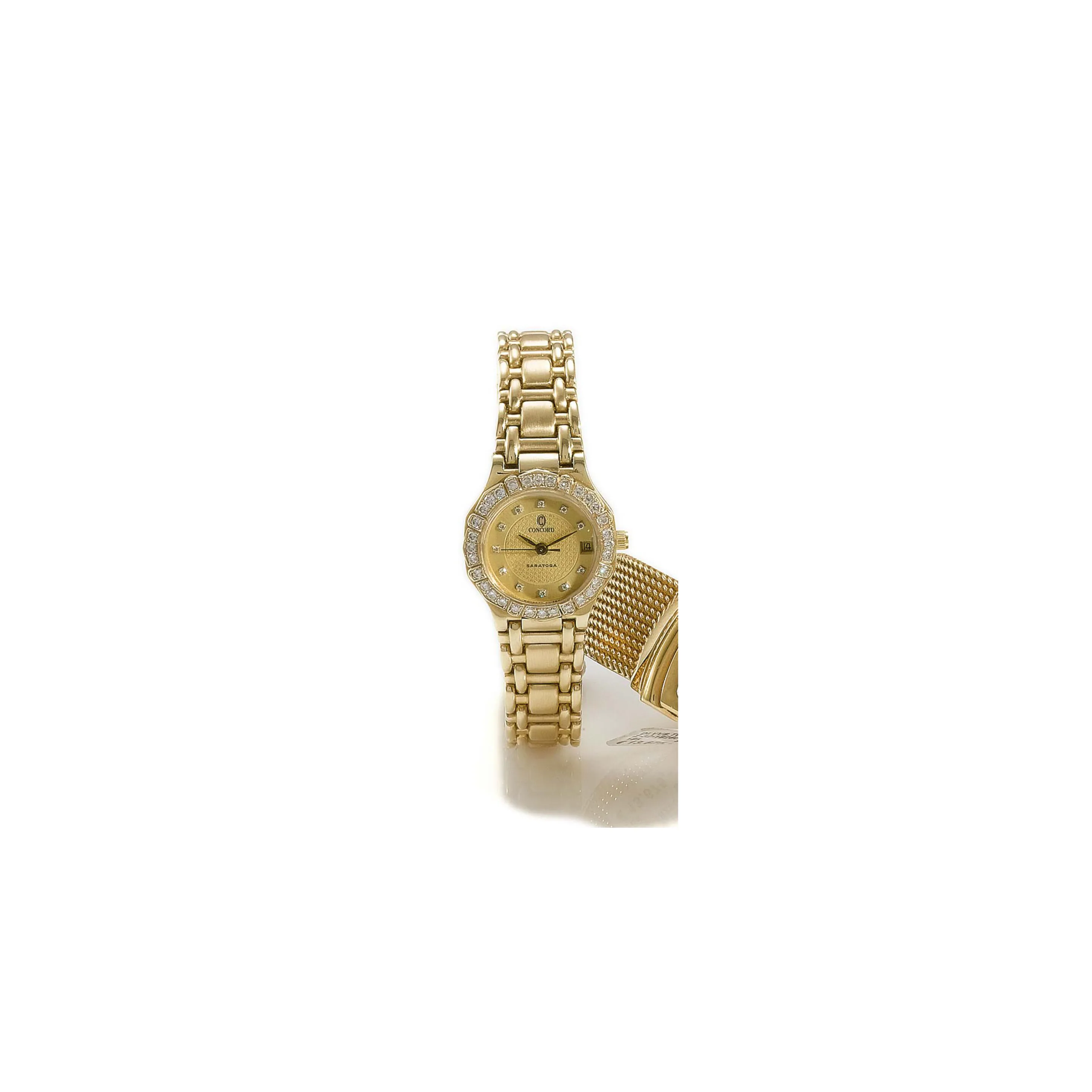 Concord Saratoga 24mm Yellow gold Gilt dial