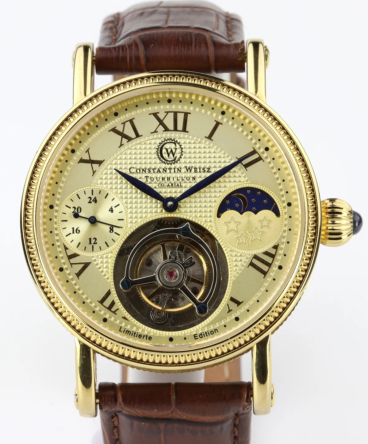 Constantin Weisz 42mm Yellow gold Champagne