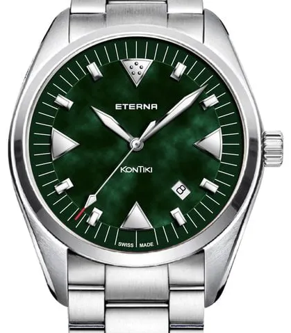 Eterna Kontiki 1220.41.31.0268 42mm Stainless steel Green