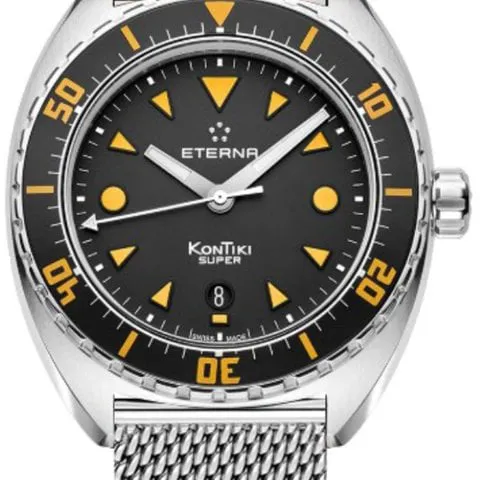 Eterna Super Kontiki 1273.41.49.1718 45mm Stainless steel Black