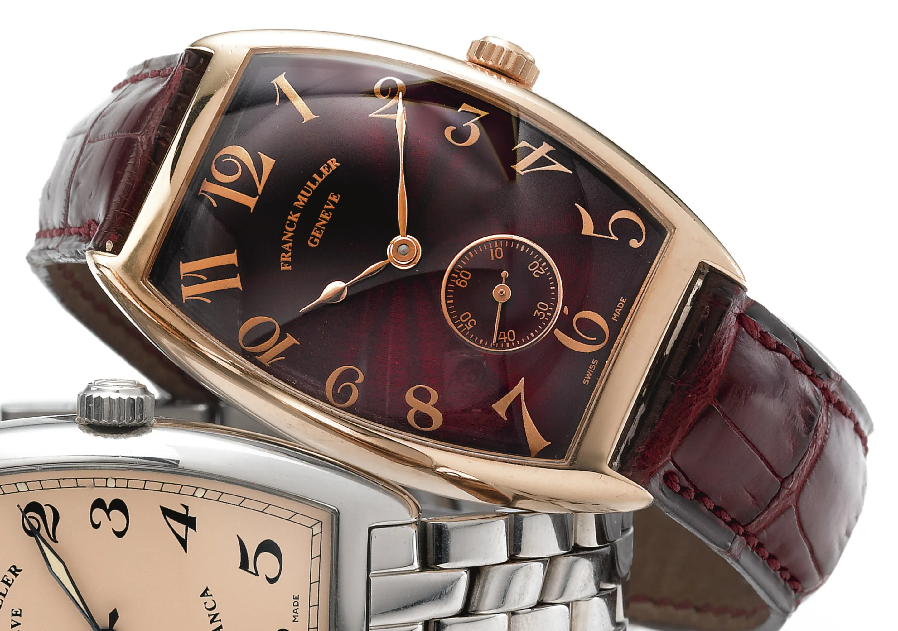 Franck Muller 2851 S6 45mm Rose gold Guilloché