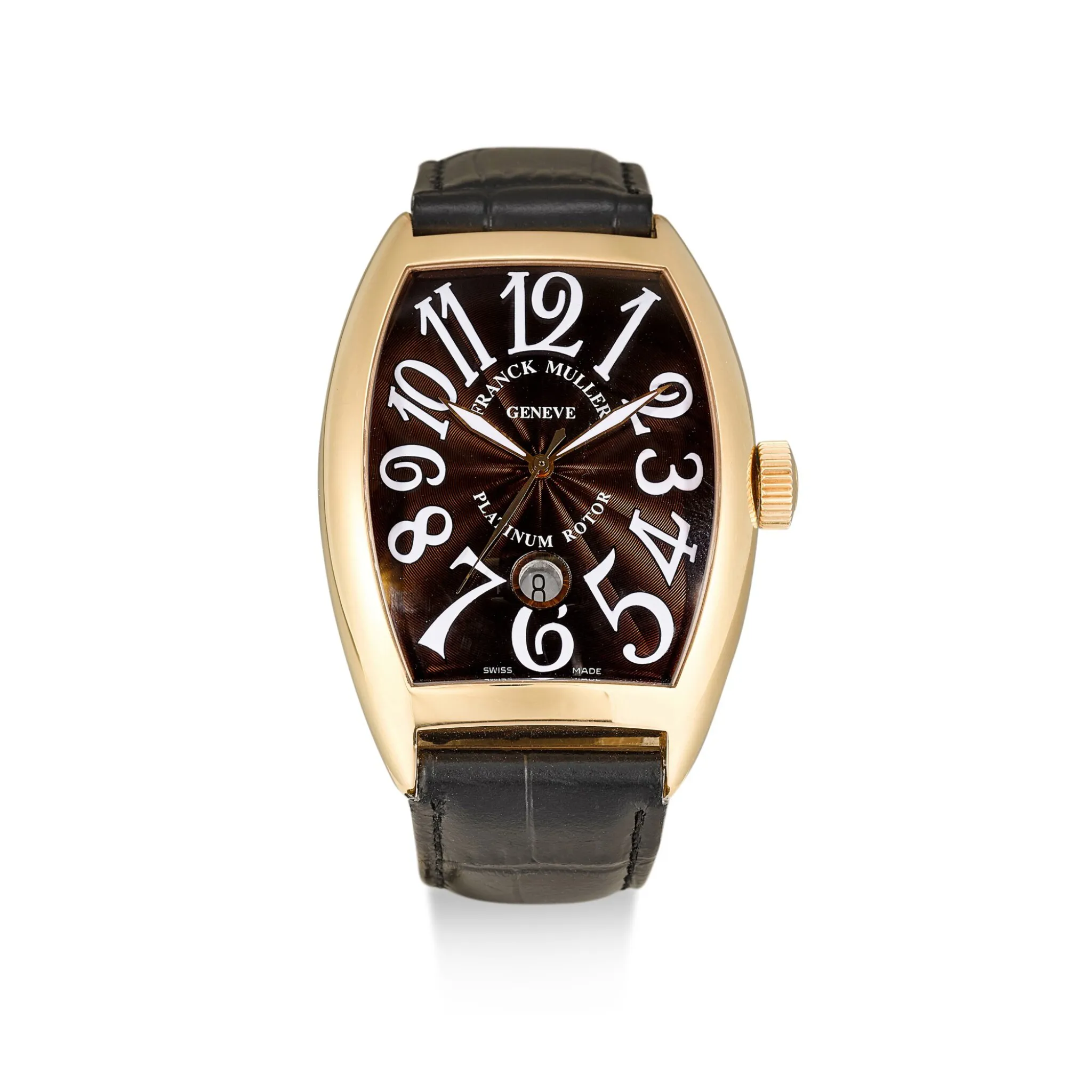 Franck Muller Cintree Curvex 8880 SC DT 40mm Rose gold Brown