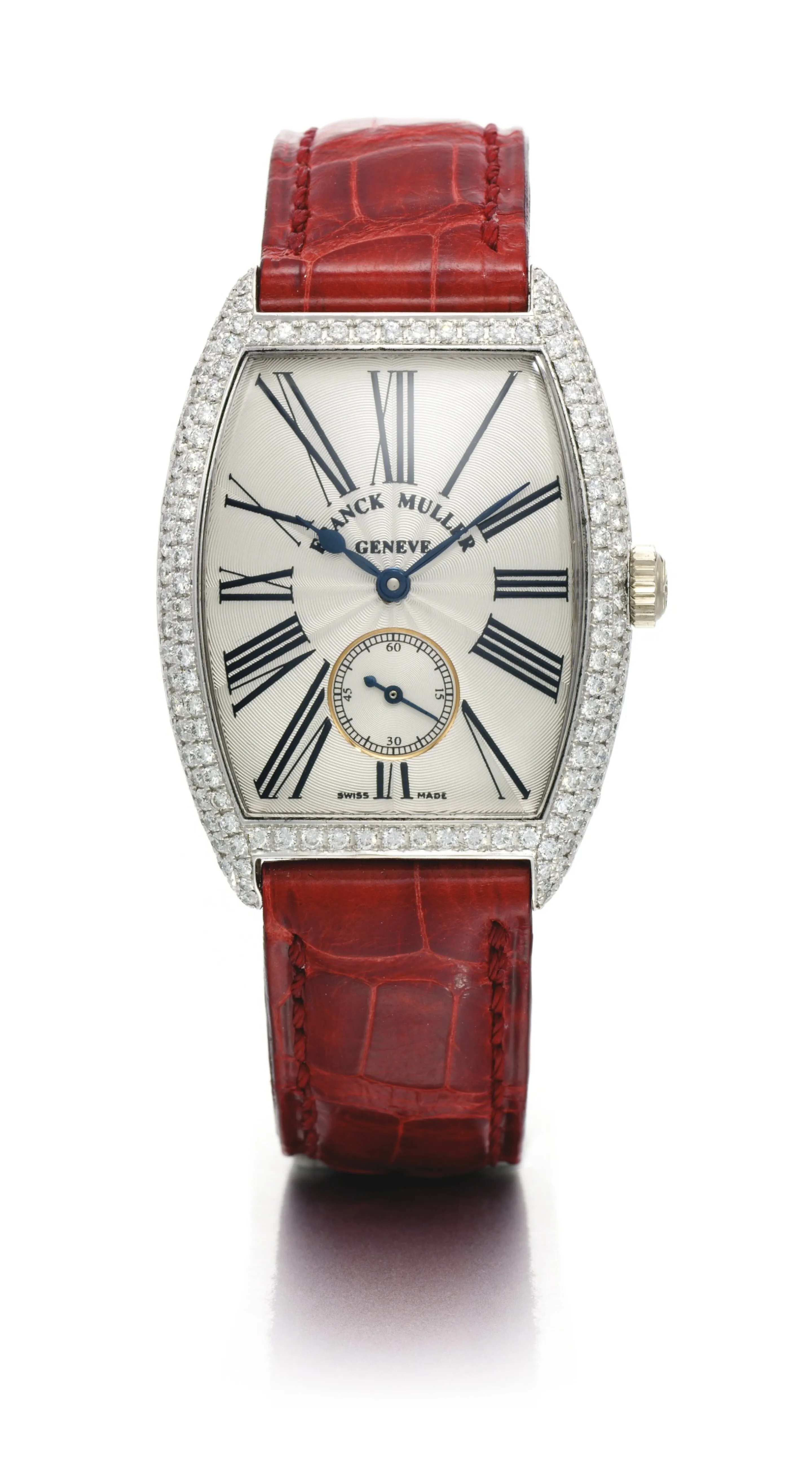 Franck Muller Cintree Curvex 7501 S6 38.5mm White gold Silver