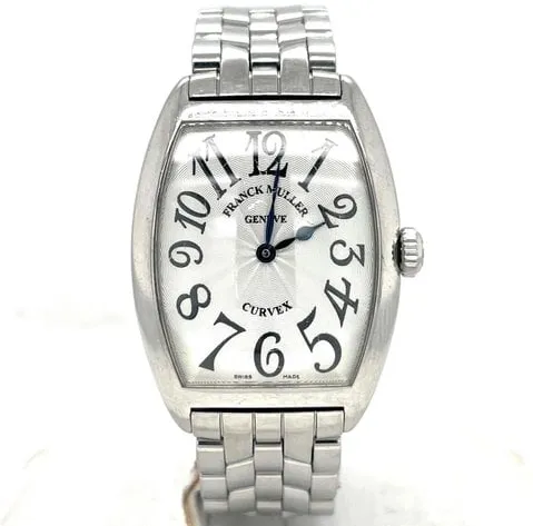 Franck Muller Cintree Curvex 7502 QZ 29mm Stainless steel Silver