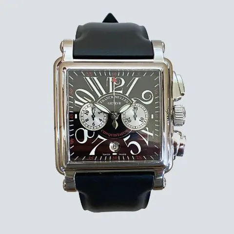 Franck Muller Conquistador Cortez 10000 H CC 40mm Stainless steel Black