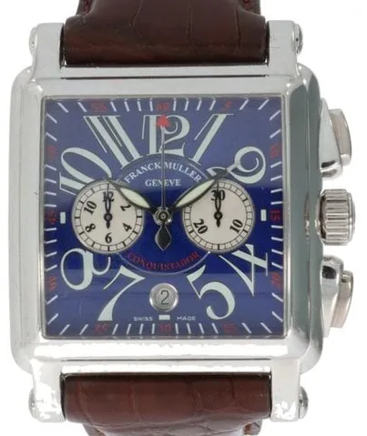 Franck Muller Conquistador Cortez 10000CC 41mm White gold Blue