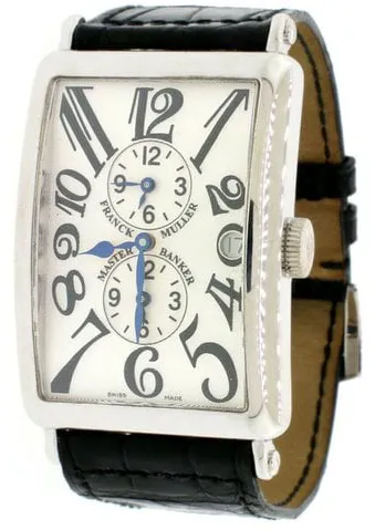 Franck Muller Master Banker 1200 MB 32mm White gold Silver