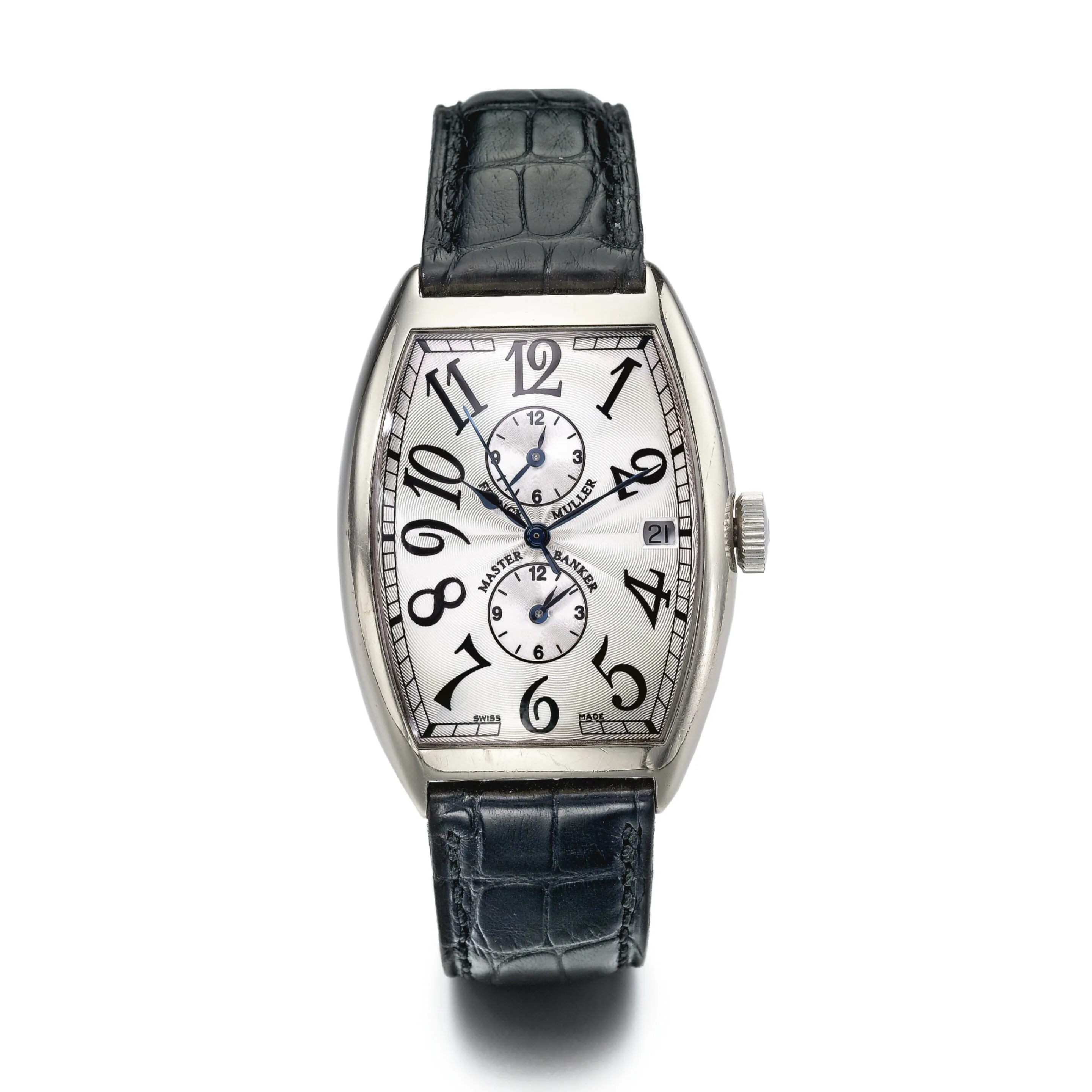 Franck Muller Master Banker 6850 MB 47mm White gold Silver