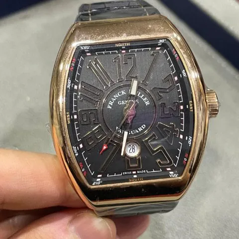 Franck Muller Vanguard V 45 SC DT 5N NR Rose gold Black