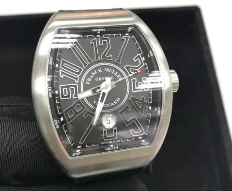 Franck Muller Vanguard V45 SC DT (AC BR NR 44mm Stainless steel Black