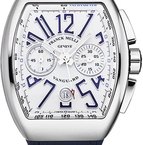 Franck Muller Vanguard 45CCWHTBLU Stainless steel White