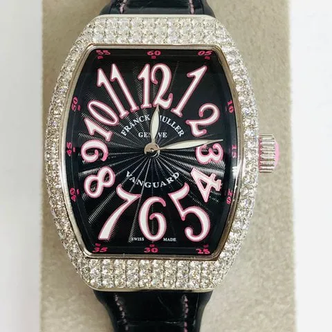 Franck Muller Vanguard V32 QZ AC RS 32mm Stainless steel Black