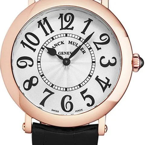 Franck Muller 8038QZV5NSIL 85mm Rose gold Silver