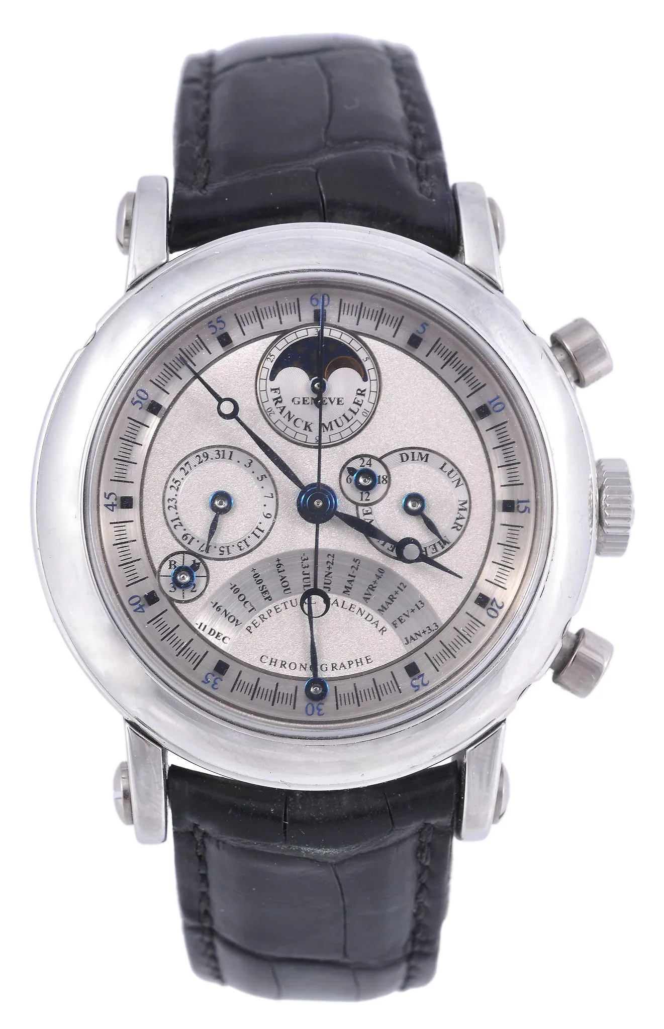 Franck Muller platinum 7000 QP E 45mm Platinum Silver