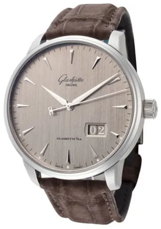 Glashütte Senator 1-36-03-03-02-31 42mm Stainless steel Gray