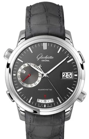 Glashütte Senator 100-13-04-04-04 42mm Stainless steel Gray