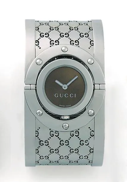 Gucci Twirl YA112413 23mm Stainless steel Taupe