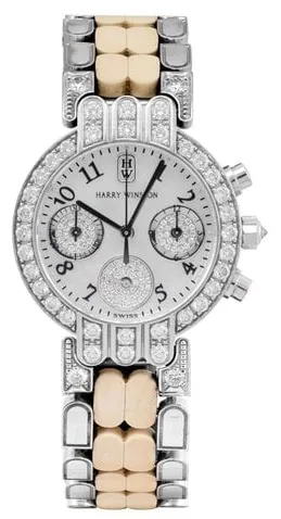 Harry Winston Premier 200/UCQ32W 32mm White gold Mother-of-pearl