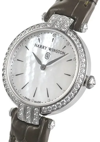 Harry Winston Premier PRNQHM31WW001 31mm White gold Mother-of-pearl