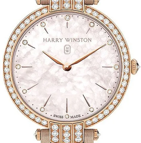 Harry Winston Premier PRNQHM36RR001 36mm Rose gold Mother-of-pearl