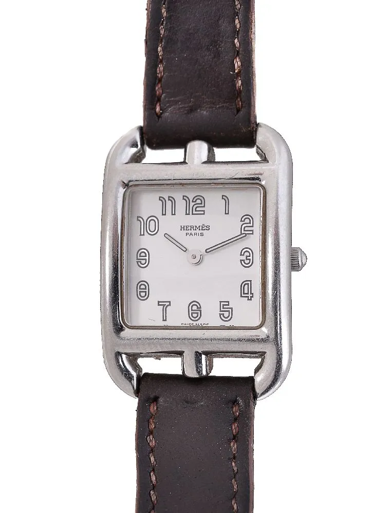 Hermès Cape Cod CC1.210 23mm Stainless steel White