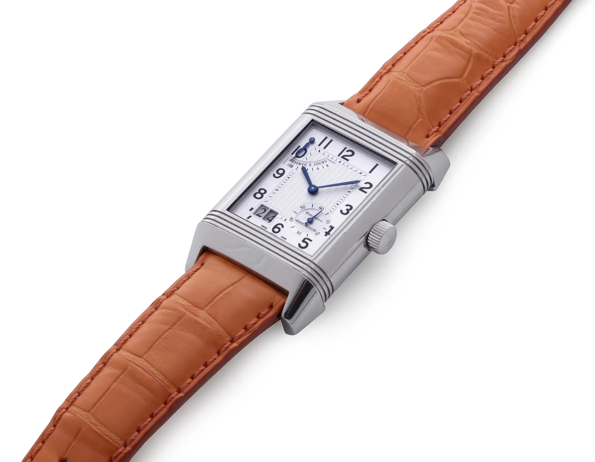 Jaeger-LeCoultre Reverso 240.8.15 43mm Stainless steel Silver 2