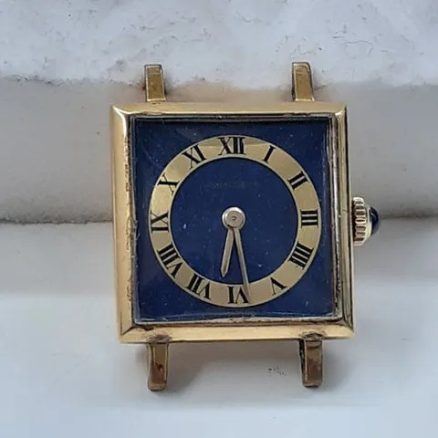 Jaeger-LeCoultre Vintage 6003-1 Yellow gold Blue