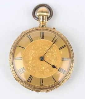 John Bennett 40mm Yellow gold gilt dial