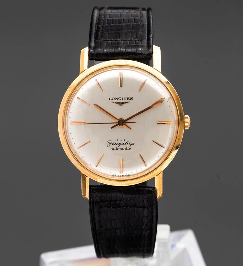 Longines Flagship 3403 35mm Yellow gold White