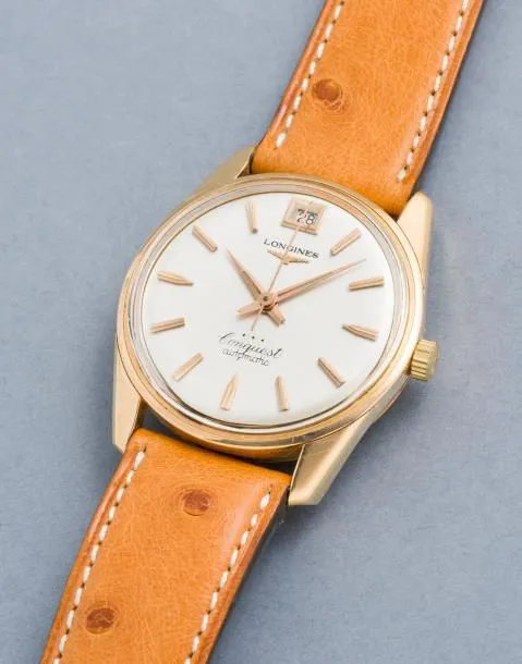 Longines Conquest 9045 1 34mm Rose gold Silver