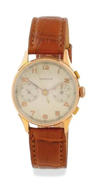 Marvin 36mm Yellow gold Silver