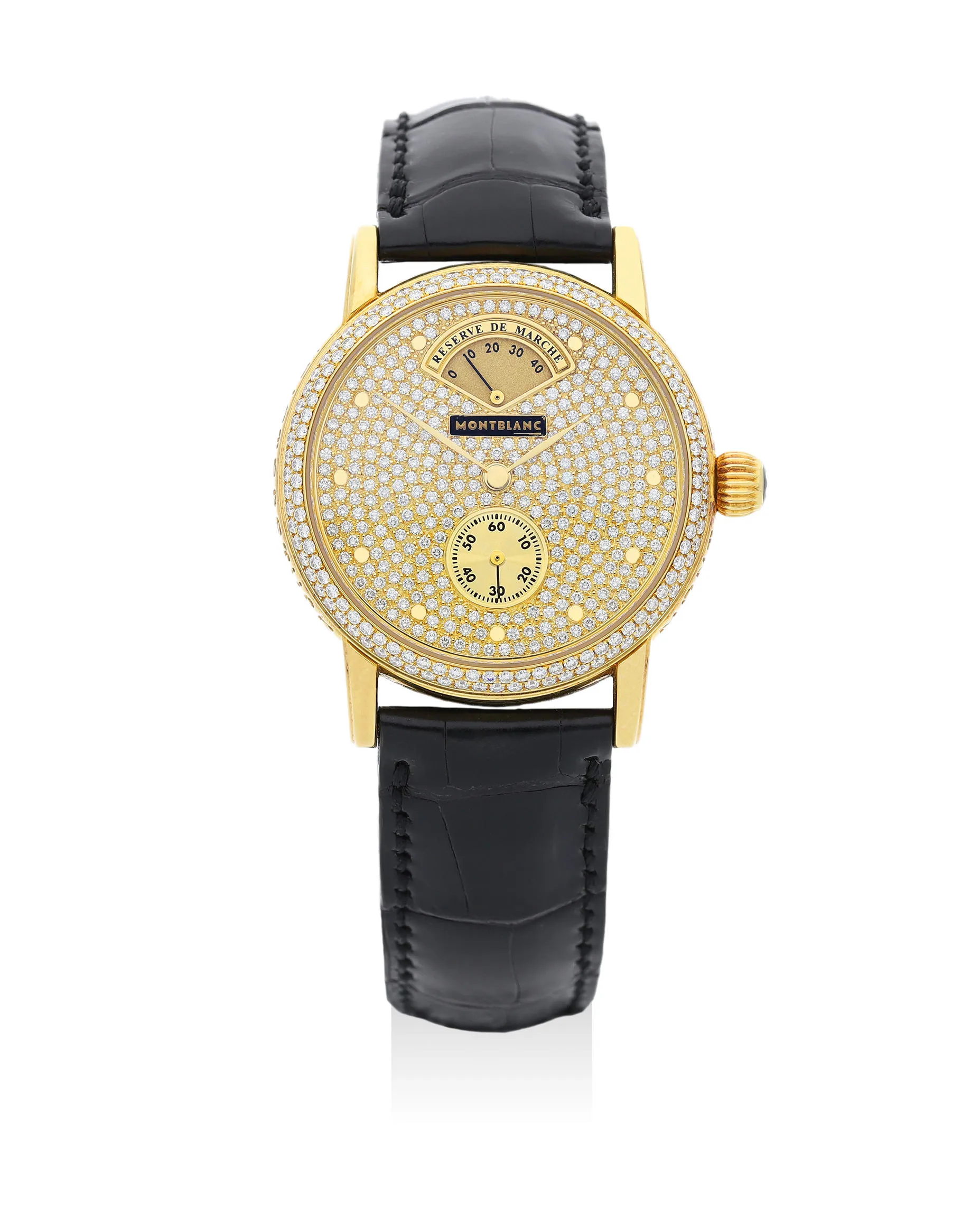 Montblanc 7007 35mm Yellow gold Diamond