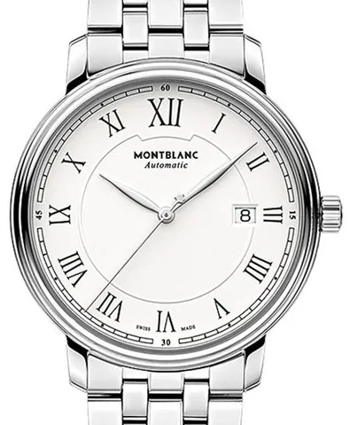 Montblanc Tradition 112610 40mm Stainless steel White