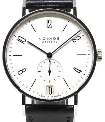 NOMOS Tangente 38 Datum 130 37.5mm Stainless steel White