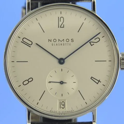 NOMOS Tangomat Datum 602 38mm Stainless steel Silver