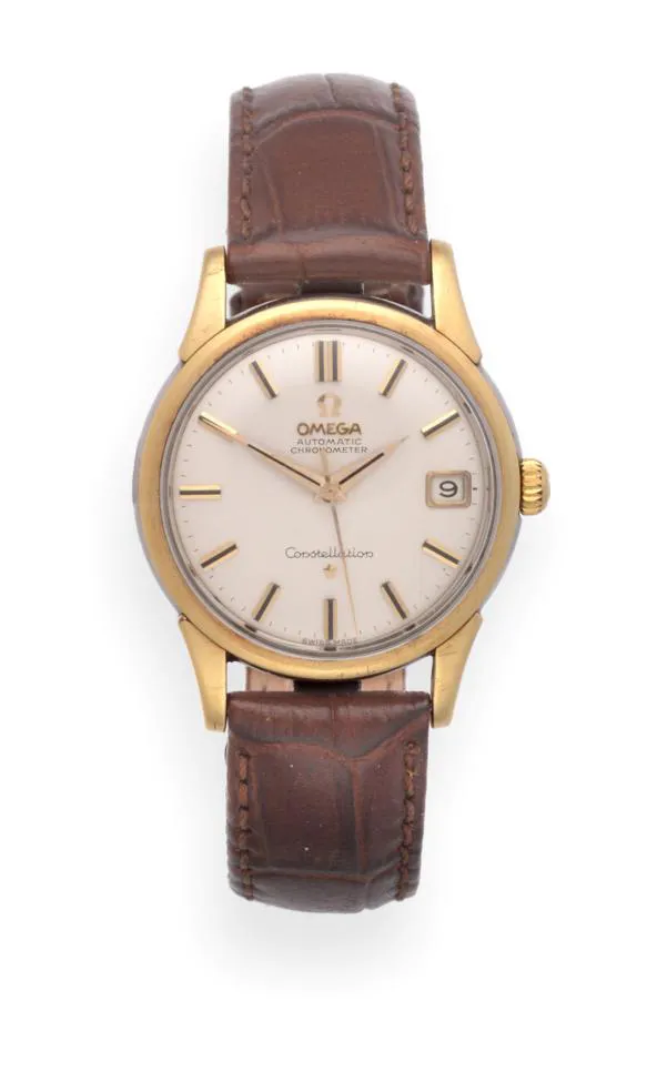 Omega Constellation 14393 34mm Yellow gold and stainless steel Silver