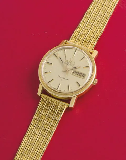 Omega Constellation 168.016 35mm Yellow gold Cream