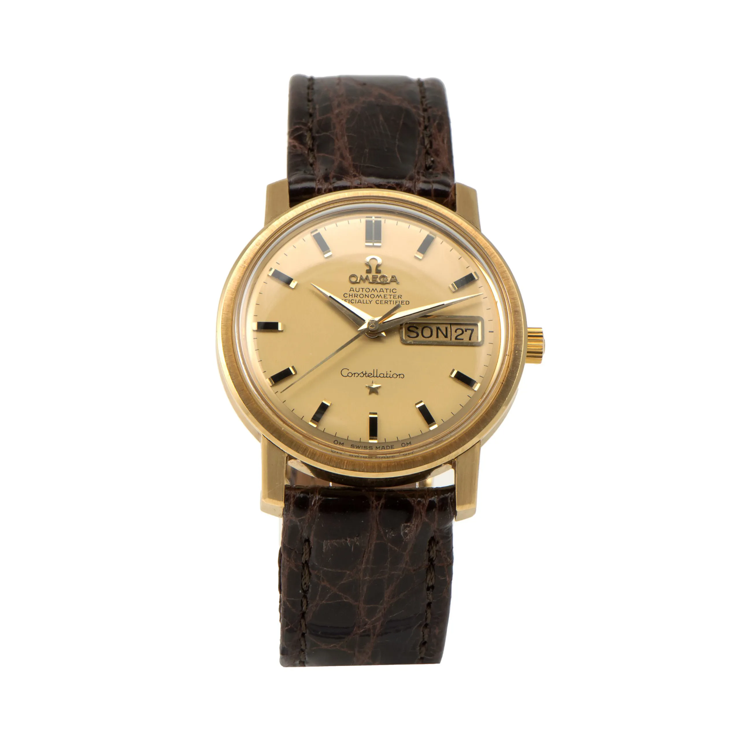 Omega Constellation 168.016 Yellow gold Champagne