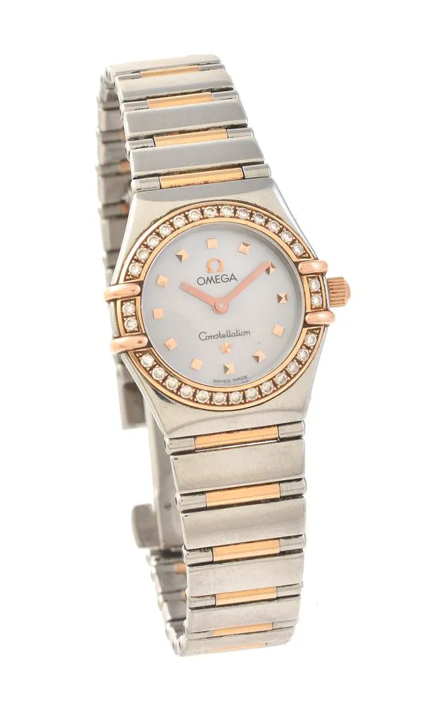 Omega Constellation 895.1243 21mm Yellow gold and Stainless steel Silver