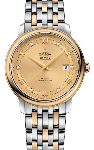 Omega De Ville 424.20.40.20.58.001 39.5mm Yellow gold and Stainless steel Yellow