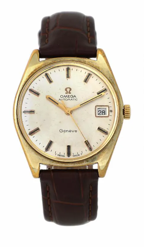Omega 166.041 34mm Yellow gold White