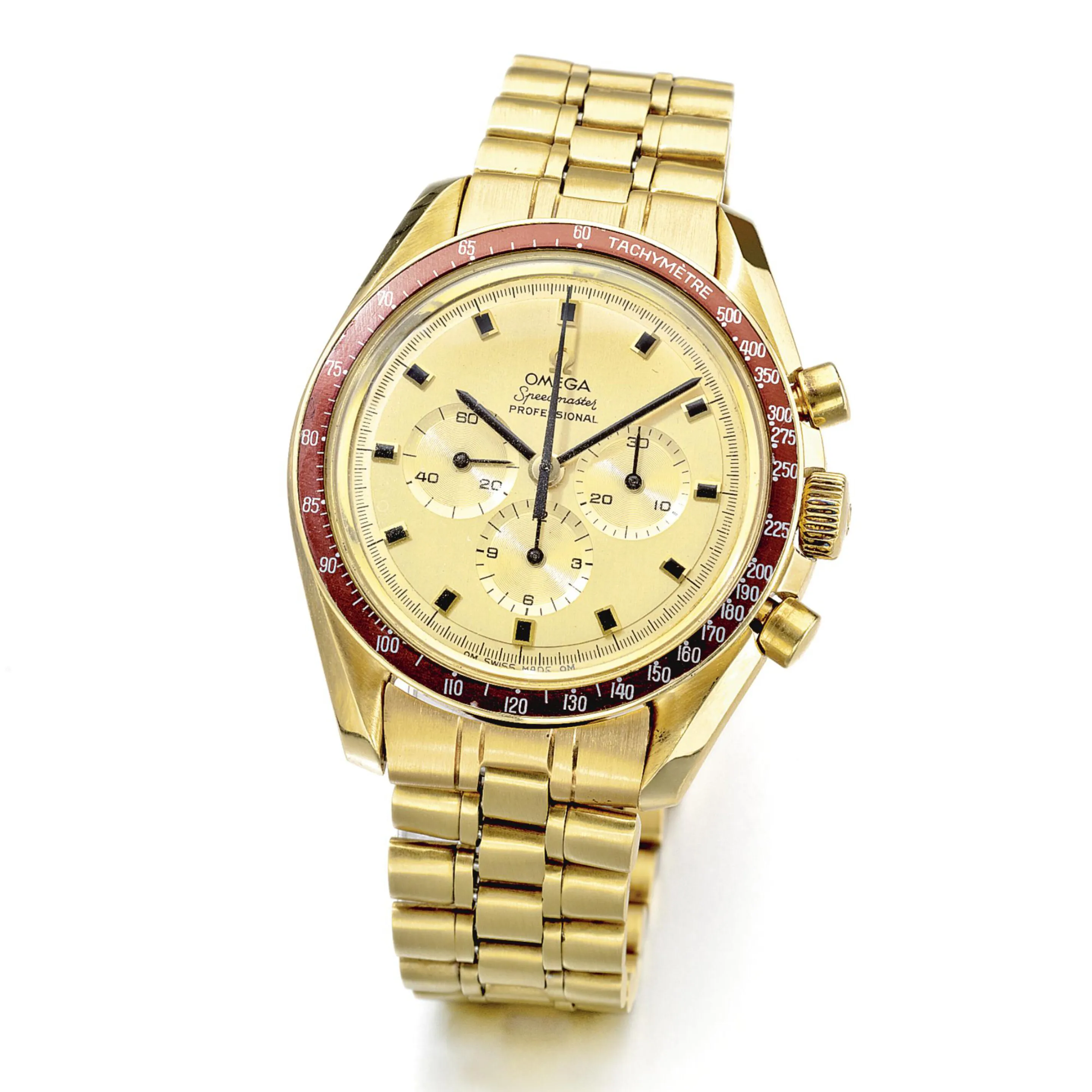 Omega Speedmaster 145.022 39mm Yellow gold Champagne